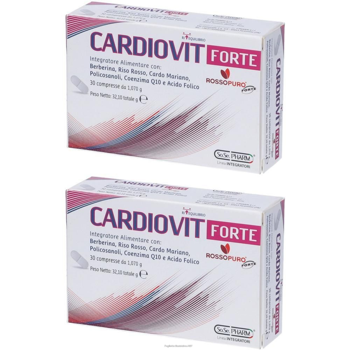 Cerca Prezzi di cardiovit forte 30 compresse 2x32,1 g e acquista online