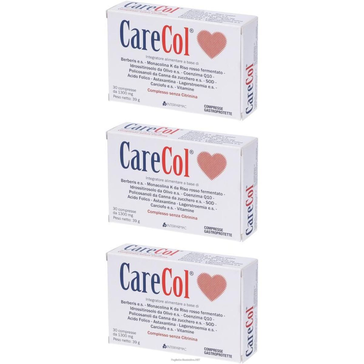 Cerca Prezzi di carecol 30 compresse 3x30 pz e acquista online