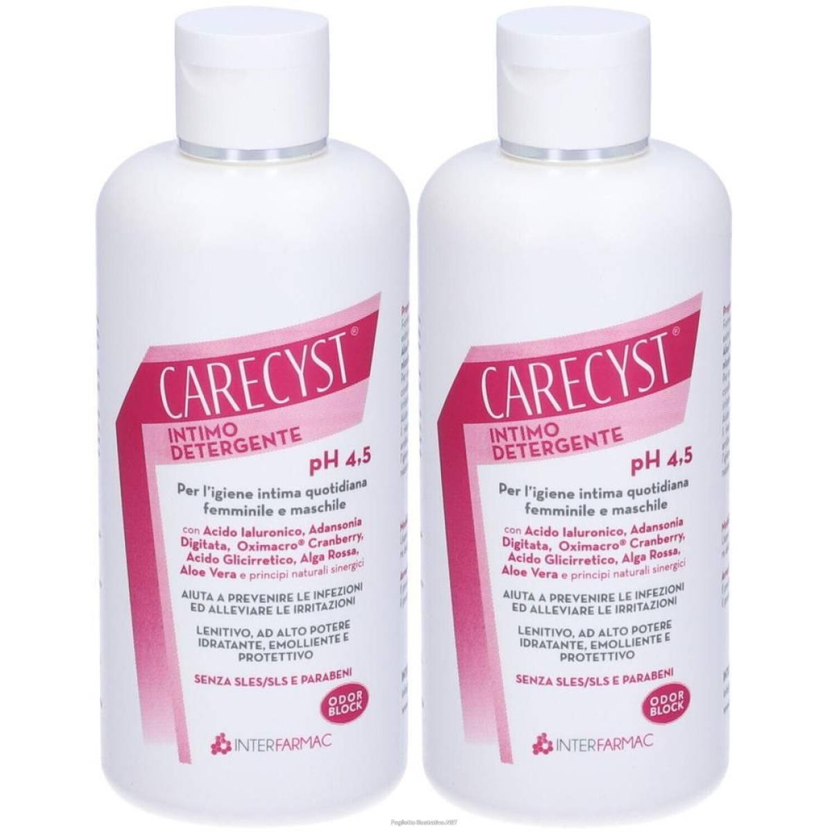 Cerca Prezzi di carecyst intimo detergente 2x250 ml e acquista online