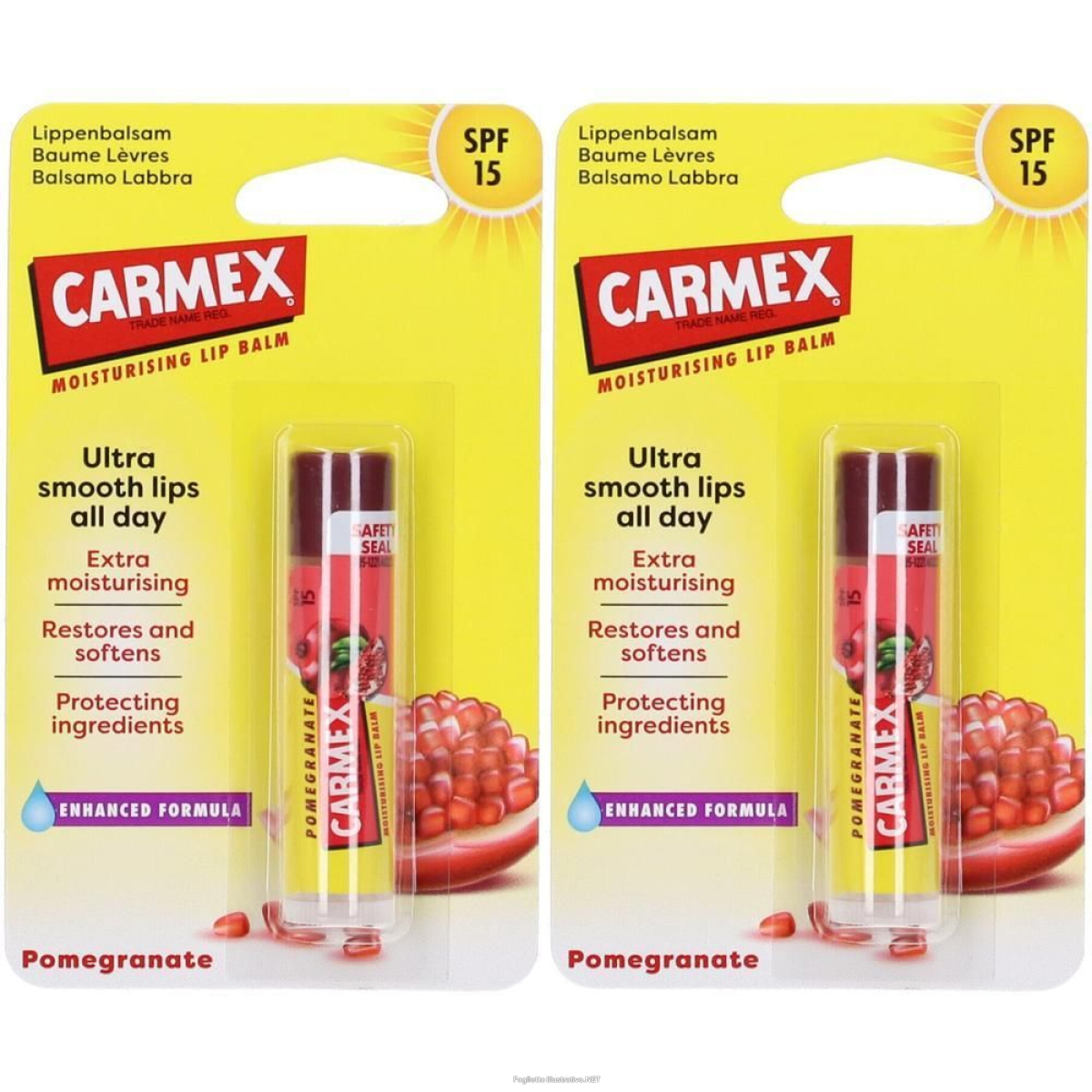 Cerca Prezzi di carmex balsamo labbra melograno spf15 2x4,25 g e acquista online