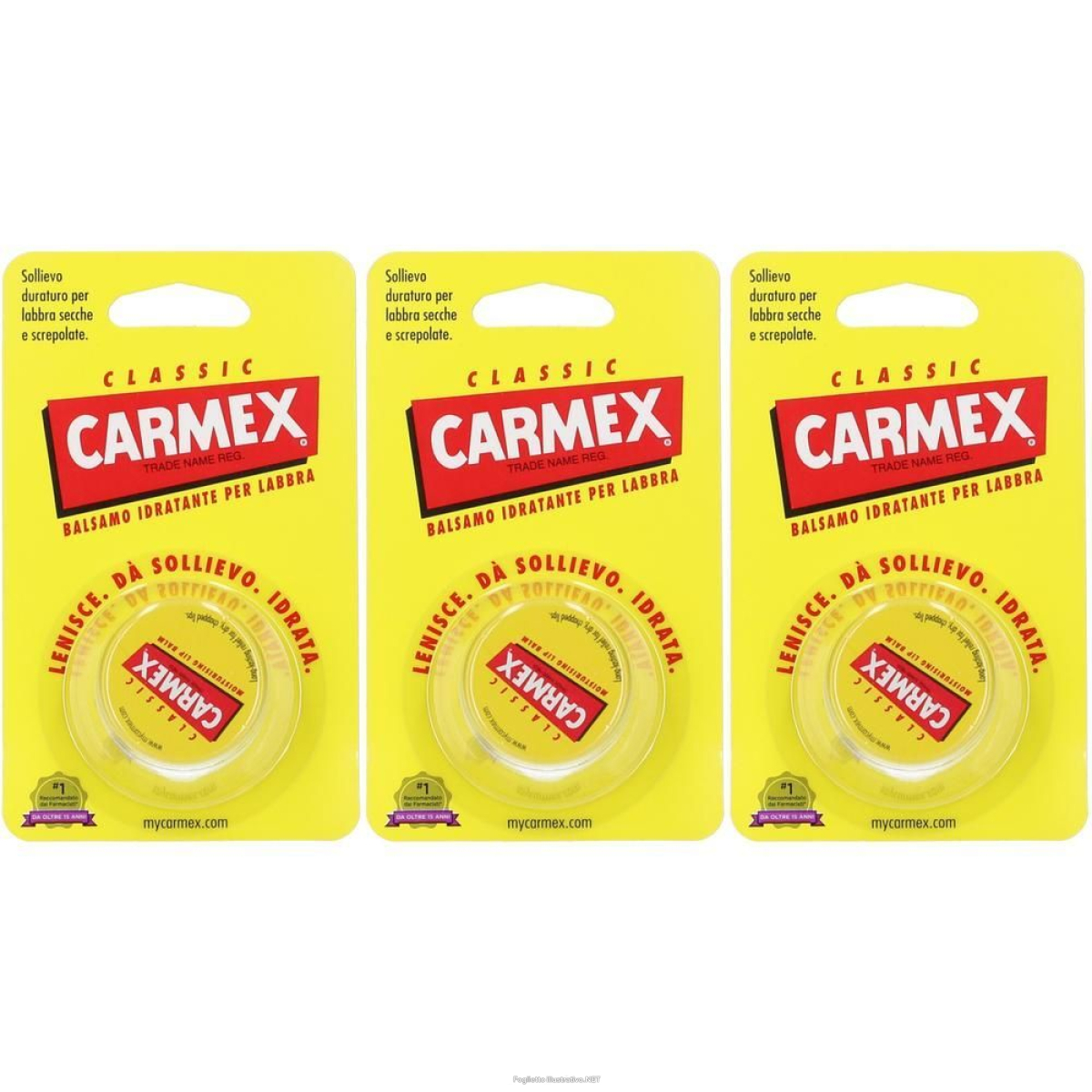 Cerca Prezzi di carmex classic balsamo idratante labbra barattolo 3x7,5 g e acquista online