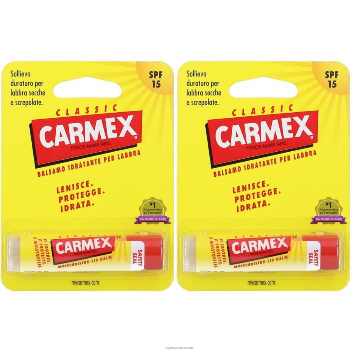 Cerca Prezzi di carmex classic balsamo idratante labbra stick 2x4,25 g e acquista online