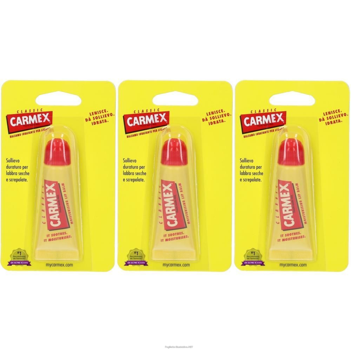 Cerca Prezzi di carmex classic balsamo idratante labbra tubetto 3x10 g e acquista online