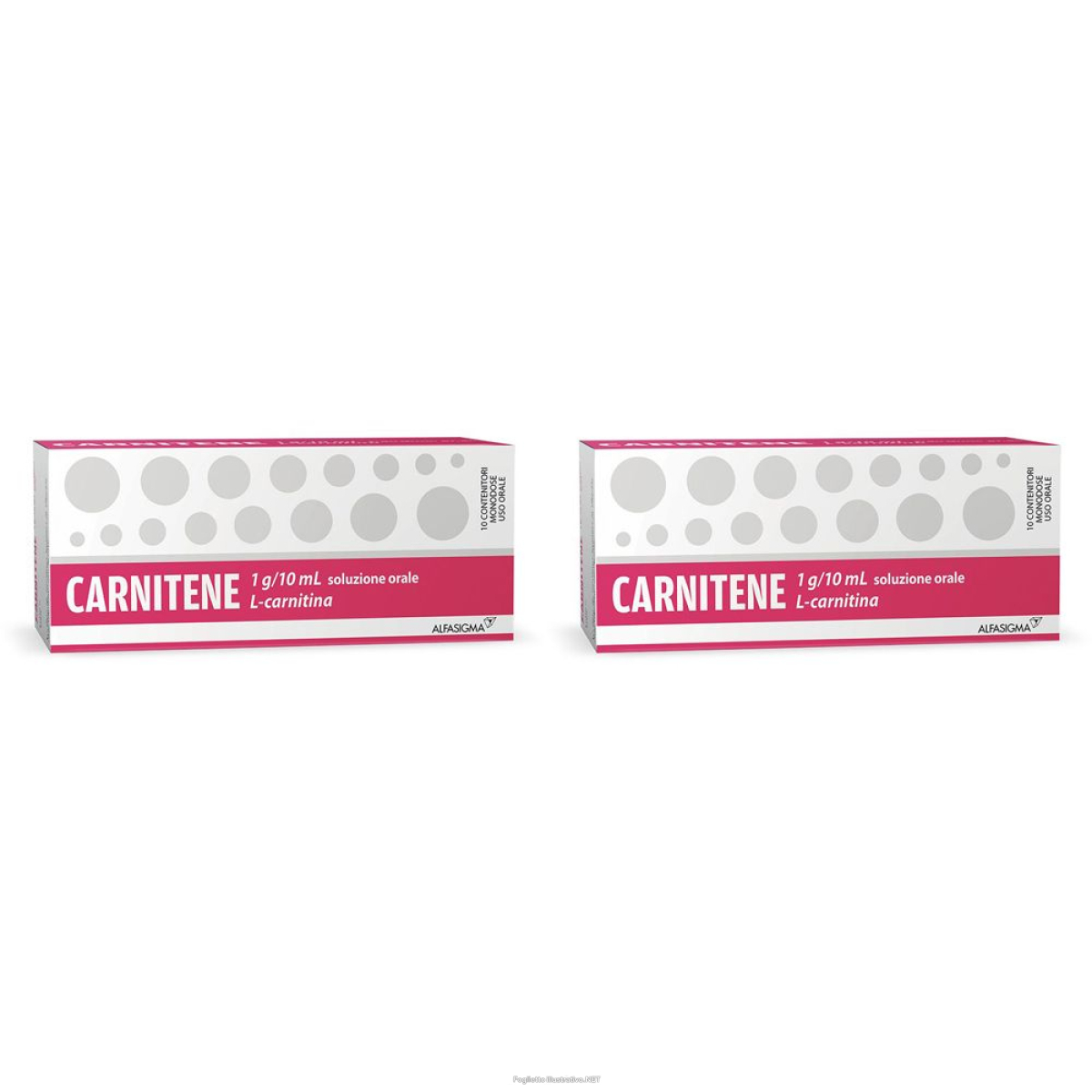 Cerca Prezzi di carnitene 1g/10ml soluzione orale set da 2 2x10x10 ml flaconcini bevib e acquista online