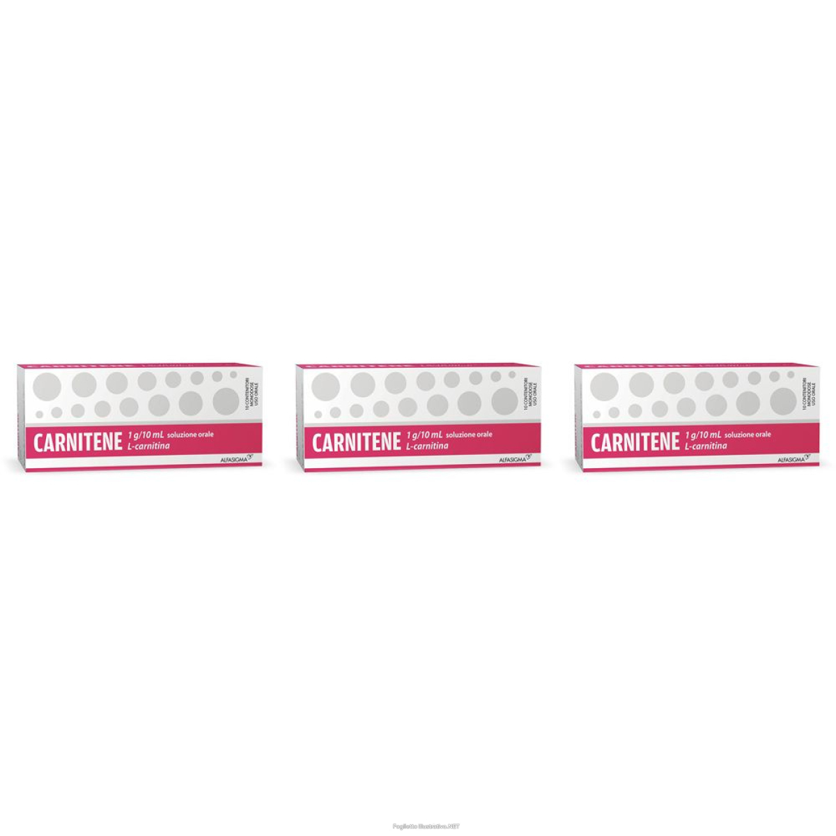Cerca Prezzi di carnitene 1g/10ml soluzione orale set da 3 3x10x10 ml flaconcini bevib e acquista online