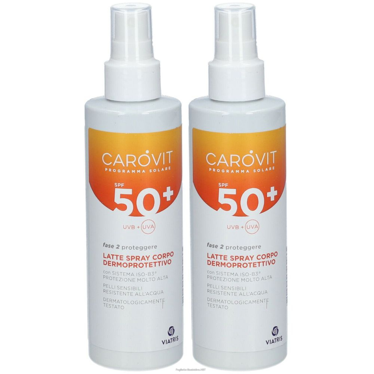 Cerca Prezzi di carovit latte spray corpo dermoprotettivo spf 50+ set da 2 2x200 ml sp e acquista online