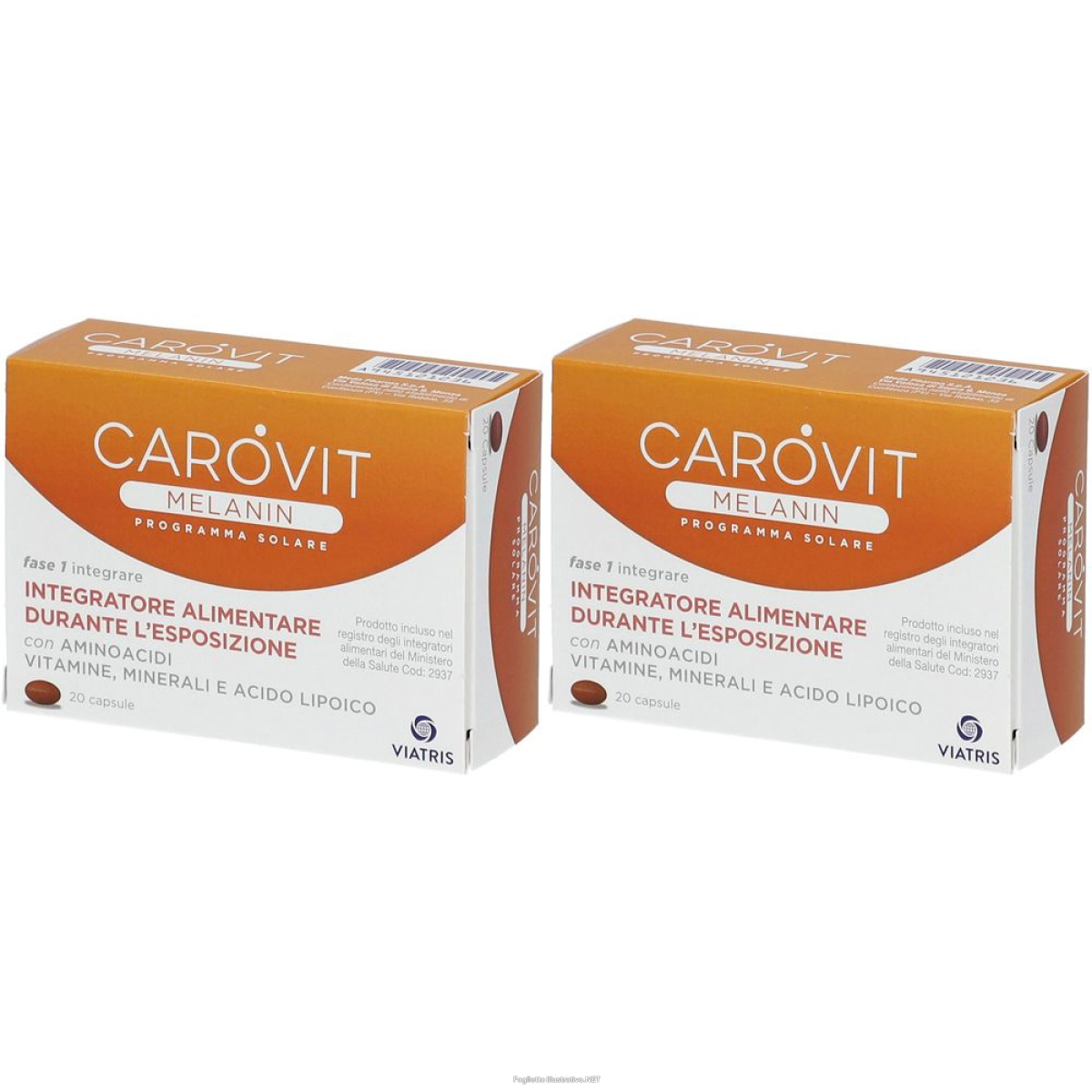 Cerca Prezzi di carovit melanin compresse set da 2 2x15 g capsule e acquista online