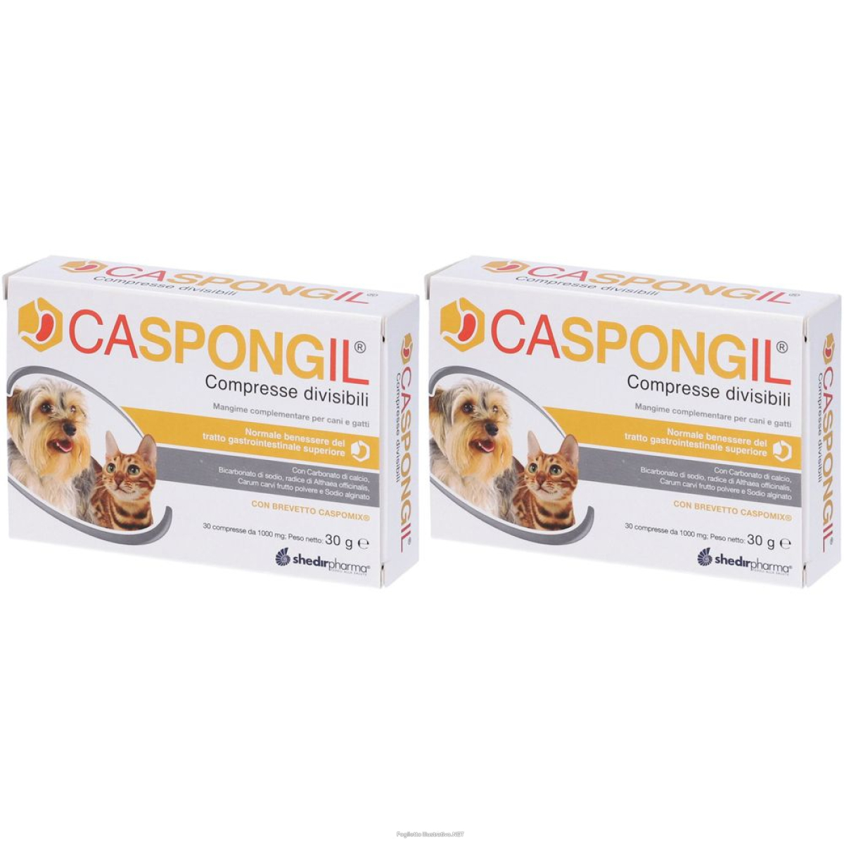 Cerca Prezzi di caspongil 30cpr divisibili set da 2 2x30 pz compresse e acquista online