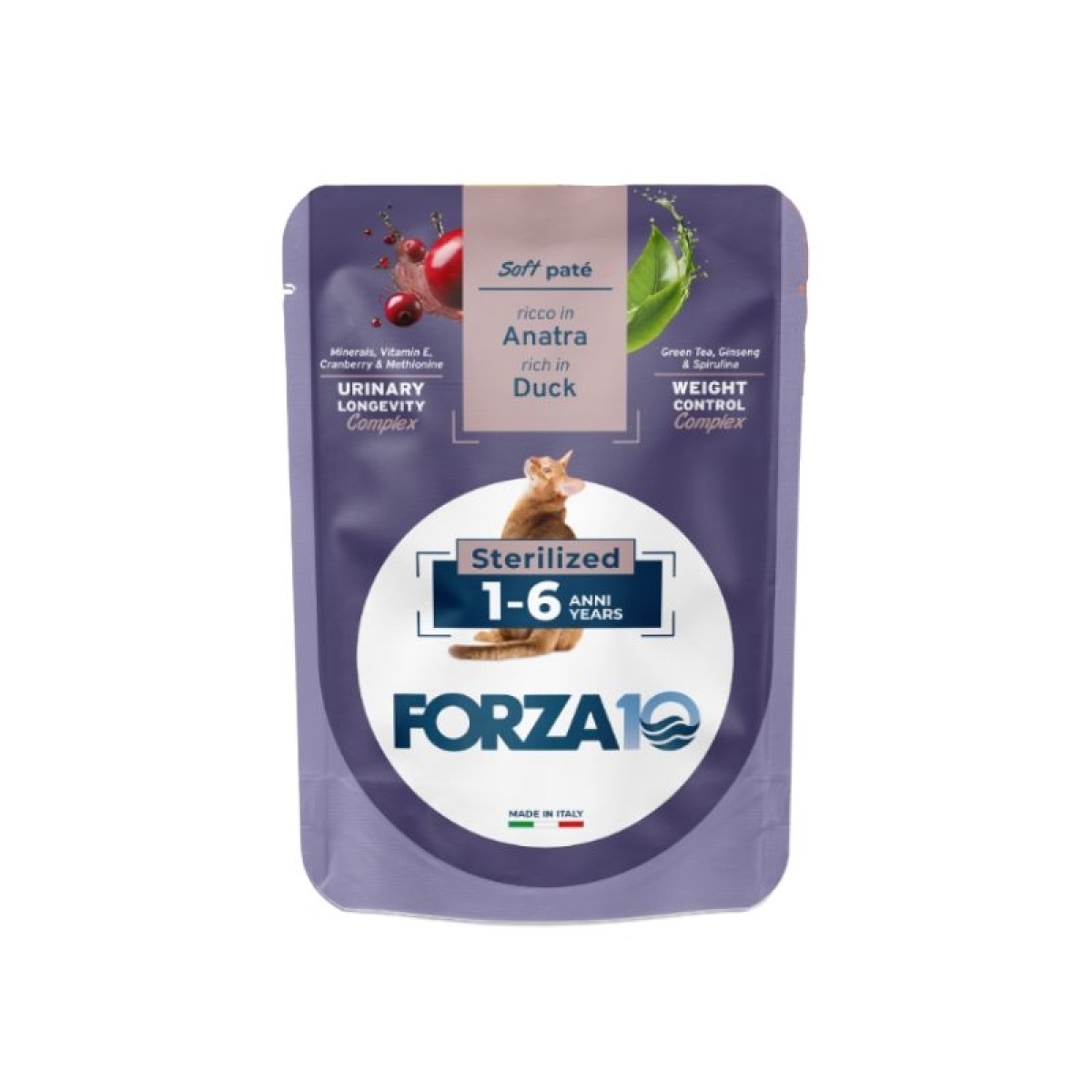 Cerca Prezzi di Cat adult soft paté sterilized anatra - alimento completo per gatti adulti sterilizzati 80 gr e acquista online