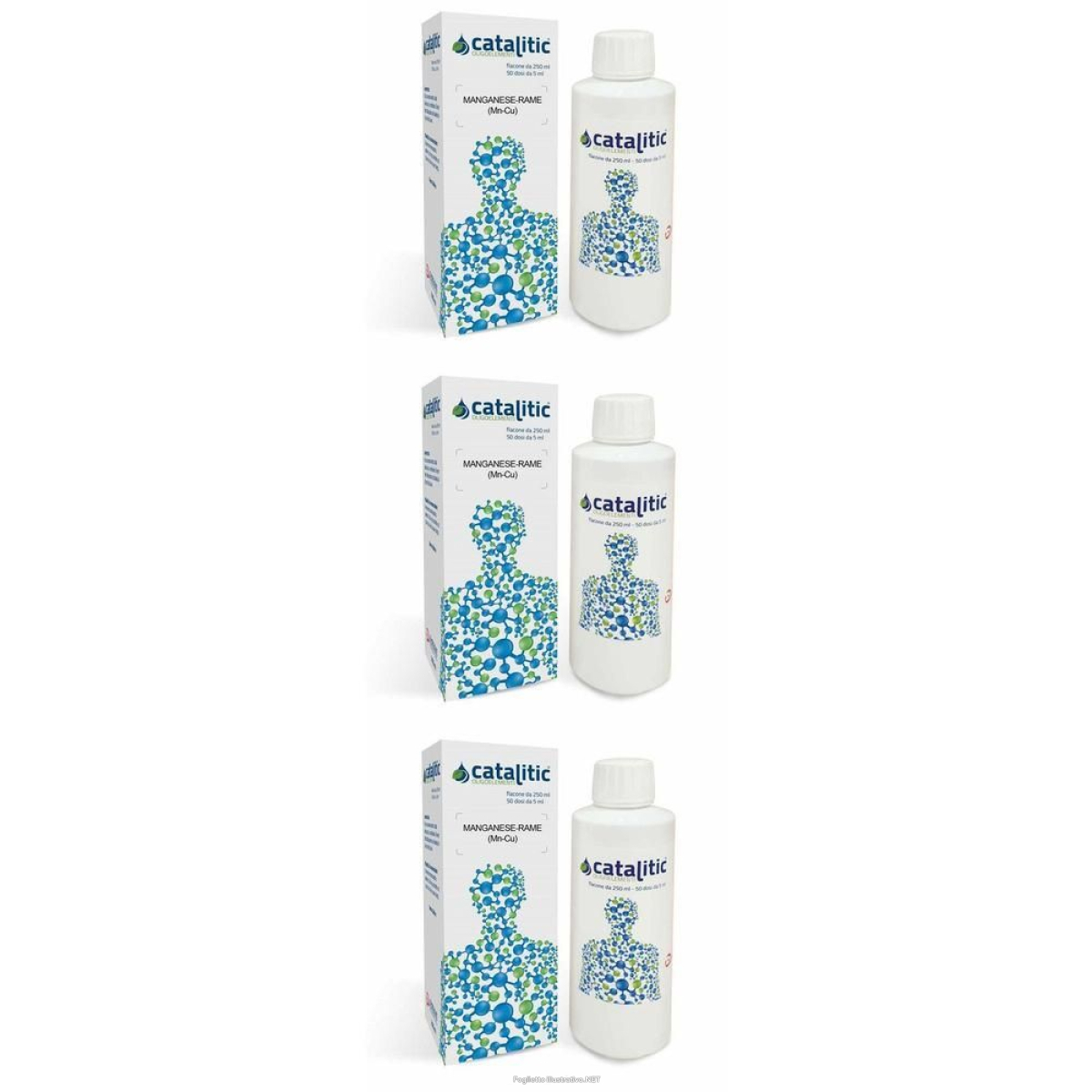 Cerca Prezzi di catalitic manganese rame mn-cu oligoelementi 250 ml 3x250 ml soluzione e acquista online