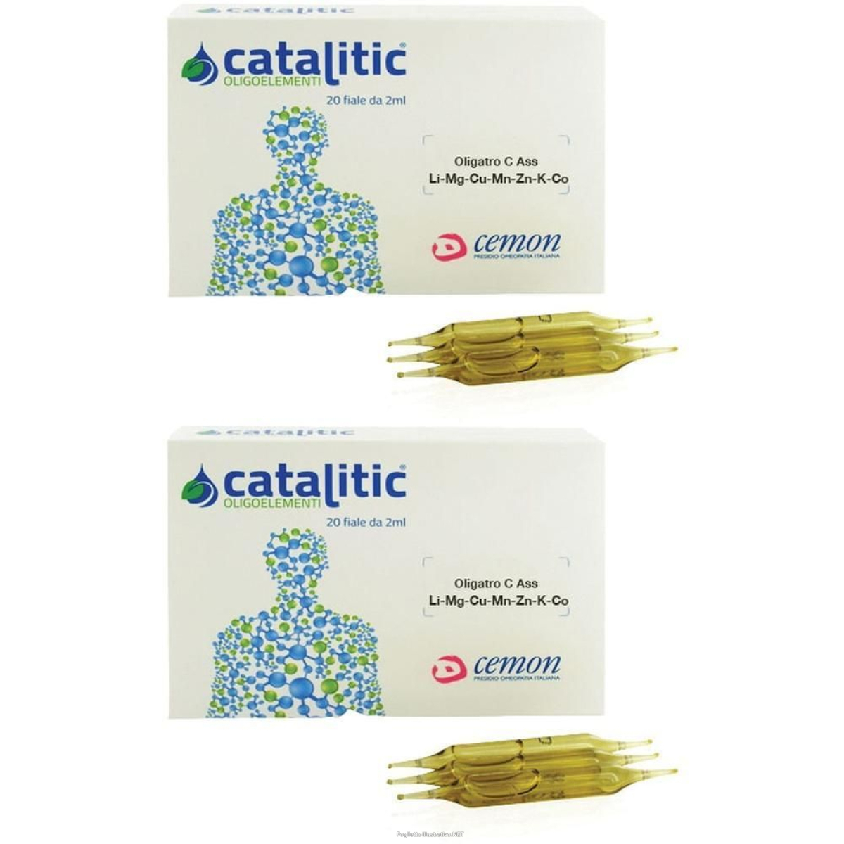 Cerca Prezzi di Catalitic Oligoelementi Oligatro Mn-Co-Zn-Cu-Mg-K-Li 20 Ampolle 2x20 P e acquista online