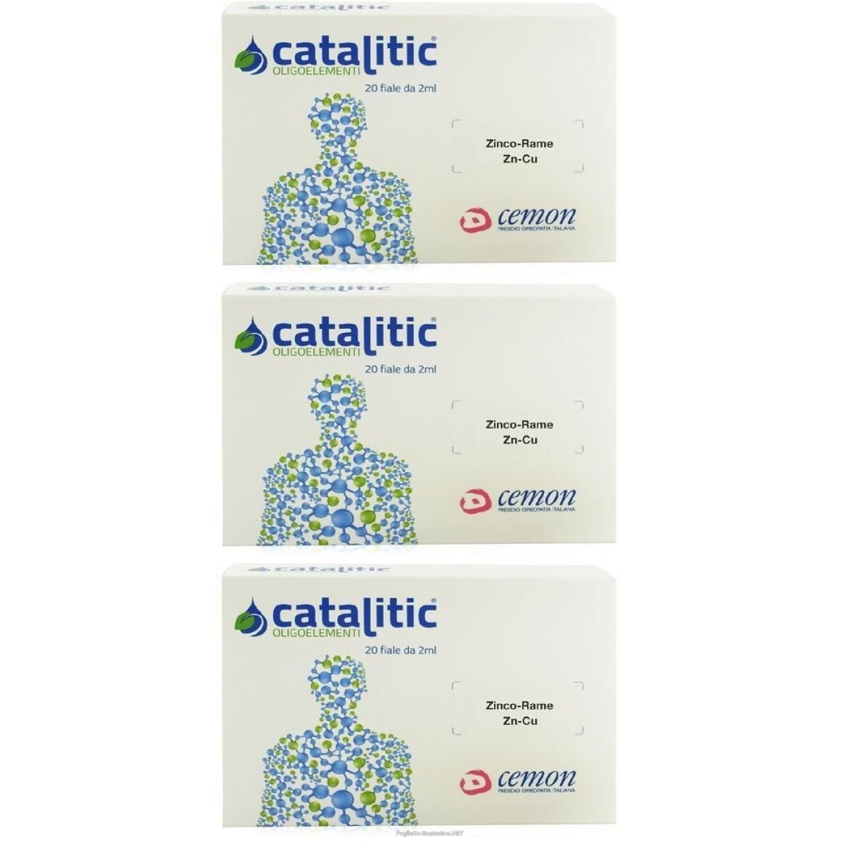 Cerca Prezzi di Catalitic Oligoelementi Zinco Rame Zn-Cu 20 Fiale 2 ml 3x20 Pezzi Flaconc e acquista online
