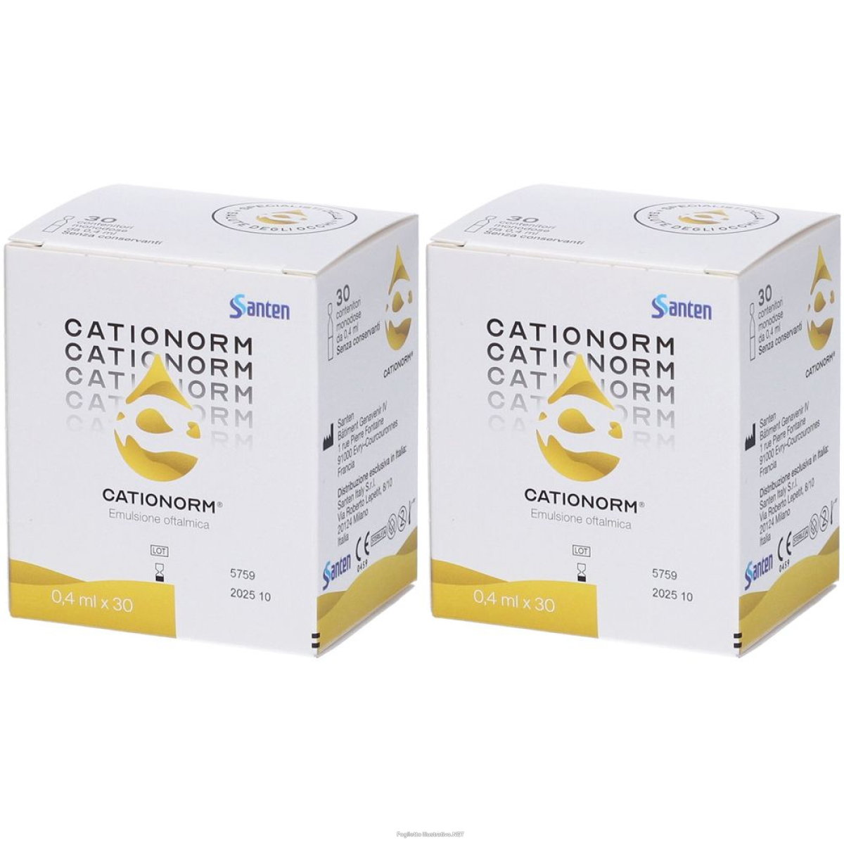 Cerca Prezzi di cationorm® emulsione oftalmica monodose set da 2 2x30x0,4 ml gocce oft e acquista online