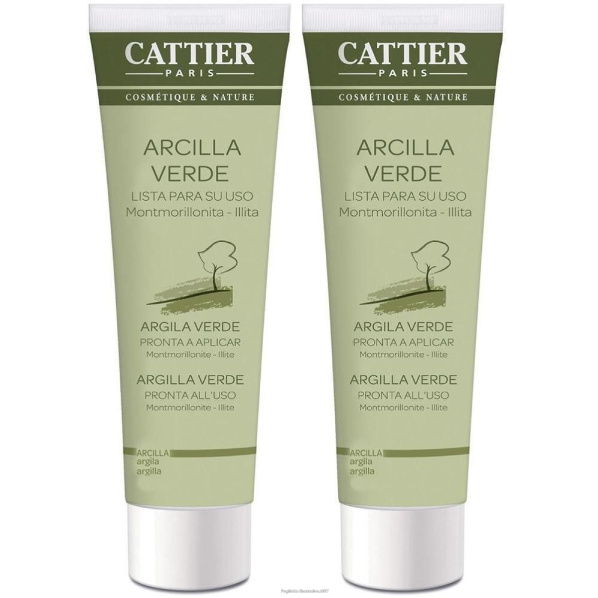 Cerca Prezzi di cattier argilla verde 400 g 2x400 g polvere e acquista online