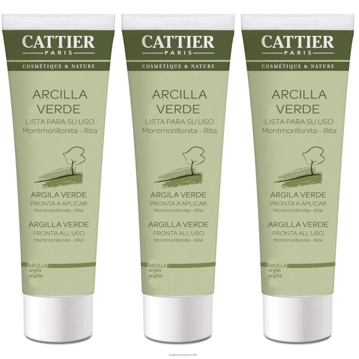 Cerca Prezzi di cattier argilla verde 400 g 3x400 g polvere e acquista online