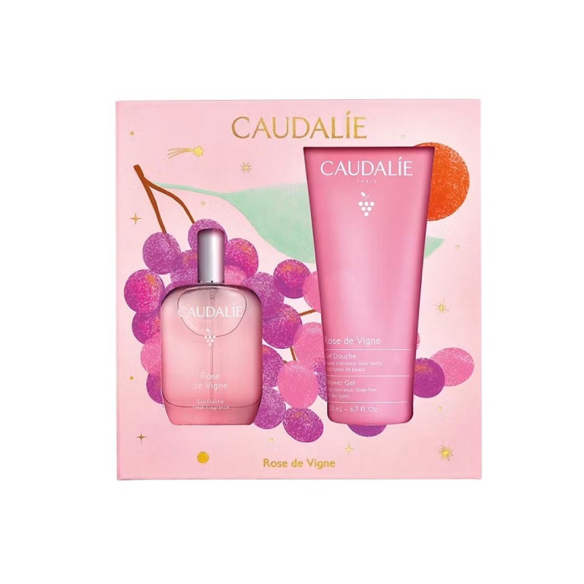 Cerca Prezzi di Caudalie cofanetto di natale 2026 rose de vigne - acqua profumata 50 ml + gel doccia 200 ml e acquista online