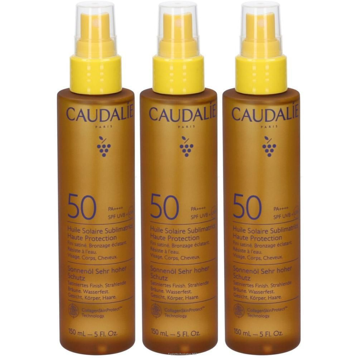 Cerca Prezzi di caudalie olio solare abbronzante alta protezione spf 50 3x150 ml e acquista online