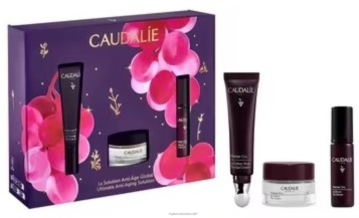 Cerca Prezzi di Caudalie Premier Cru Soluzione Anti-Età Globale Cofanetto con Crema Occhi 15 ml + Siero Anti-Età 10 ml in Omaggio + Crema Anti-Età 15 ml in Omaggio e acquista online