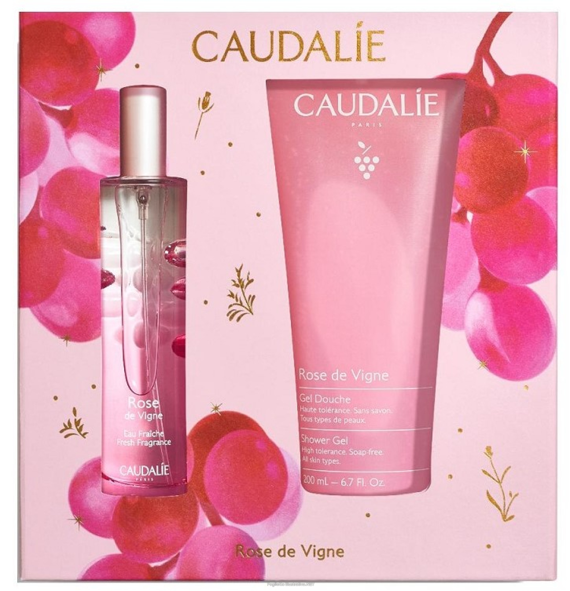 Cerca Prezzi di caudalie rose de vigne acqua profumata cofanetto con acqua profumata 50ml + gel doccia 200ml in omaggio e acquista online