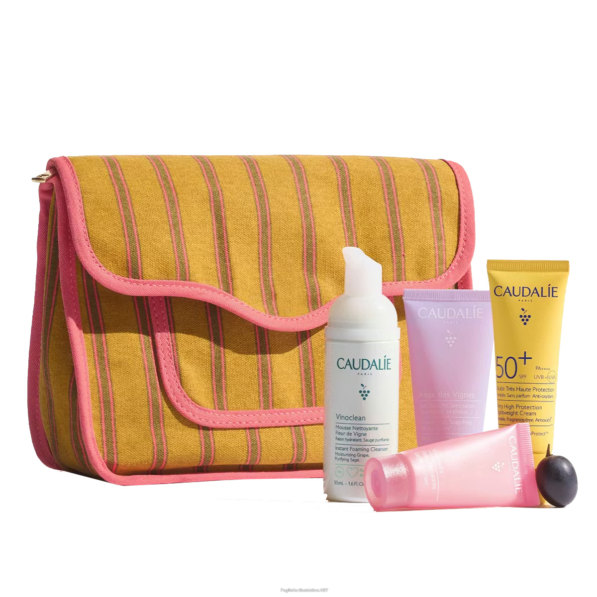 Cerca Prezzi di caudalie trousse estate 2026 - vinoclean schiuma 50 ml + vinohydra gel idratante 15 ml + vinosun fluido spf50+ 20 ml + gel doccia anges des vignes 30 ml e acquista online