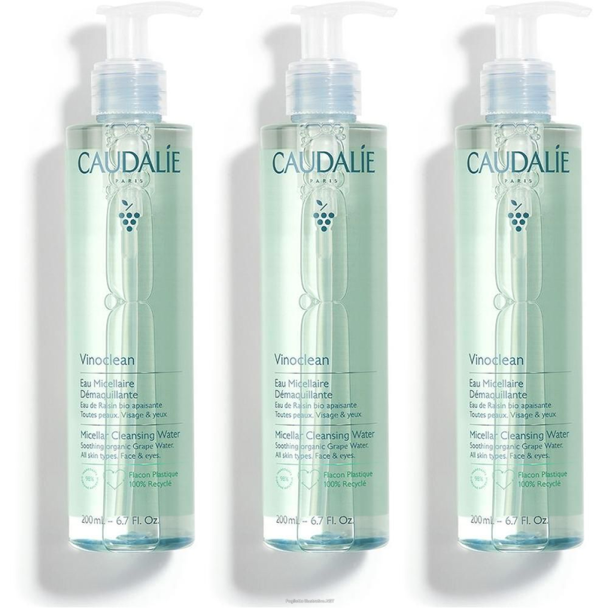Cerca Prezzi di caudalie vinoclean acqua micellare struccante - 200 ml 3x200 e acquista online