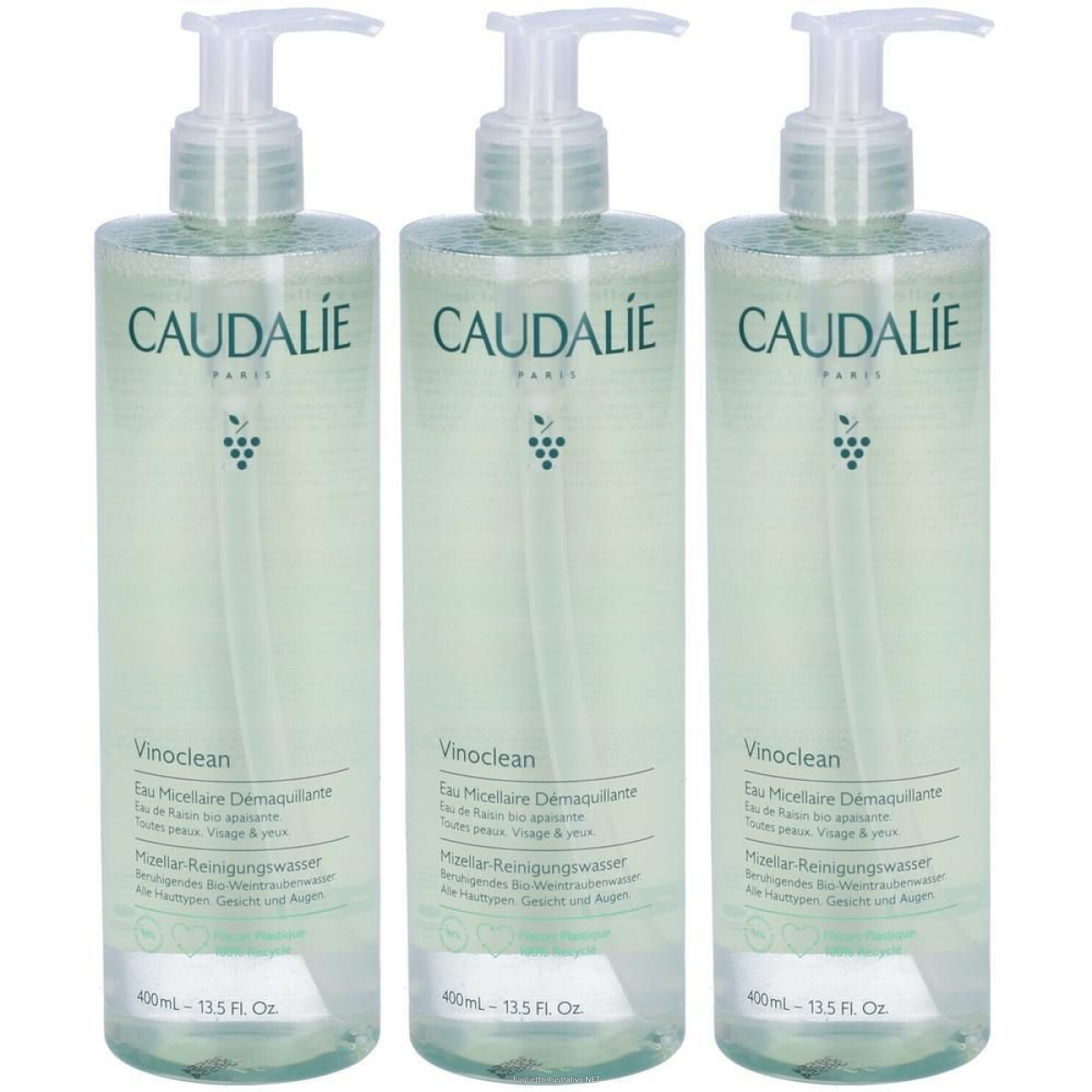 Cerca Prezzi di caudalie vinoclean acqua micellare struccante - 400 ml 3x400 e acquista online