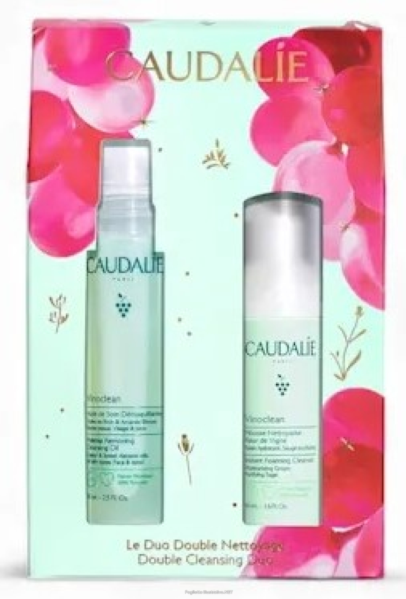 Cerca Prezzi di caudalie vinoclean duo doppia detersione cofanetto con olio struccante 75ml + schiuma detergente 50ml e acquista online
