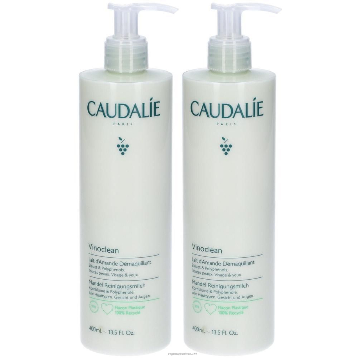 Cerca Prezzi di caudalie vinoclean latte di mandorla struccante - 400 ml 2x400 e acquista online