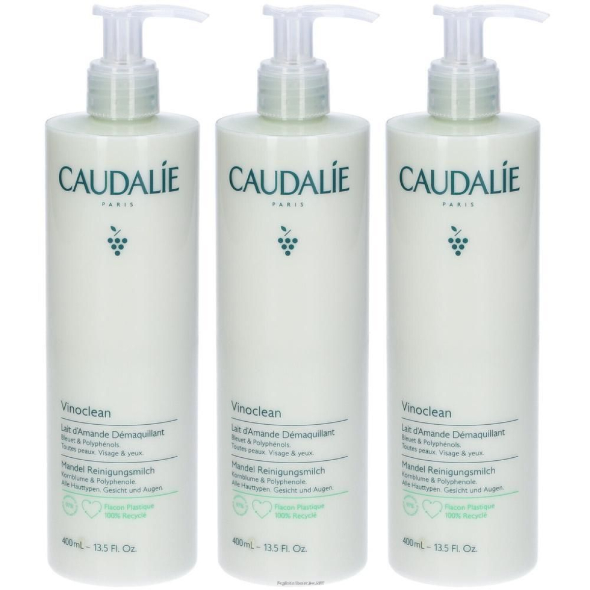 Cerca Prezzi di caudalie vinoclean latte di mandorla struccante - 400 ml 3x400 e acquista online