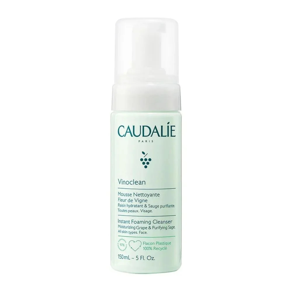 Cerca Prezzi di Caudalie vinoclean - schiuma detergente mousse soffice e leggera, 150ml e acquista online