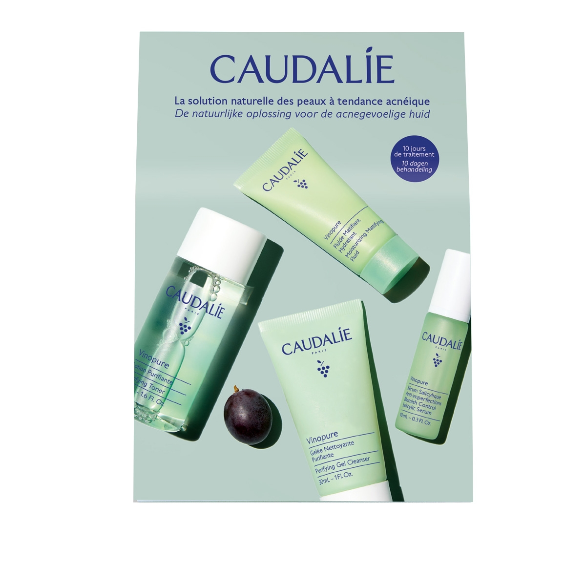 Cerca Prezzi di Caudalie vinopure cofanetto per la cura della pelle gel detergente + tonico purificante + siero salicilico + fluido idratante e acquista online