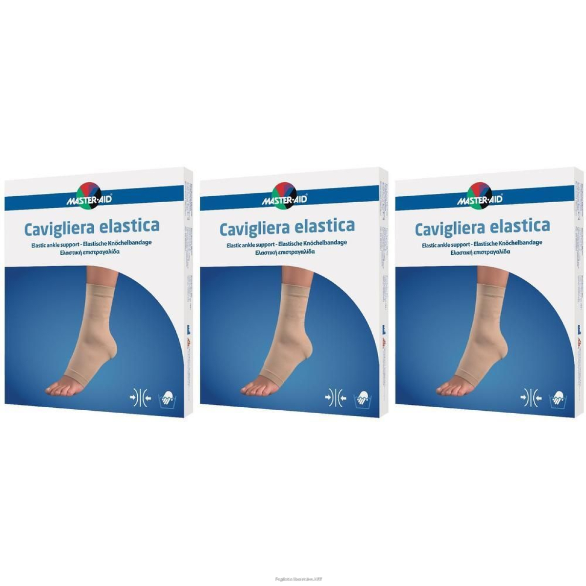 Cerca Prezzi di cavigliera elastica master-aid sport taglia 5 29/33cm 3x1 pz bendaggio e acquista online