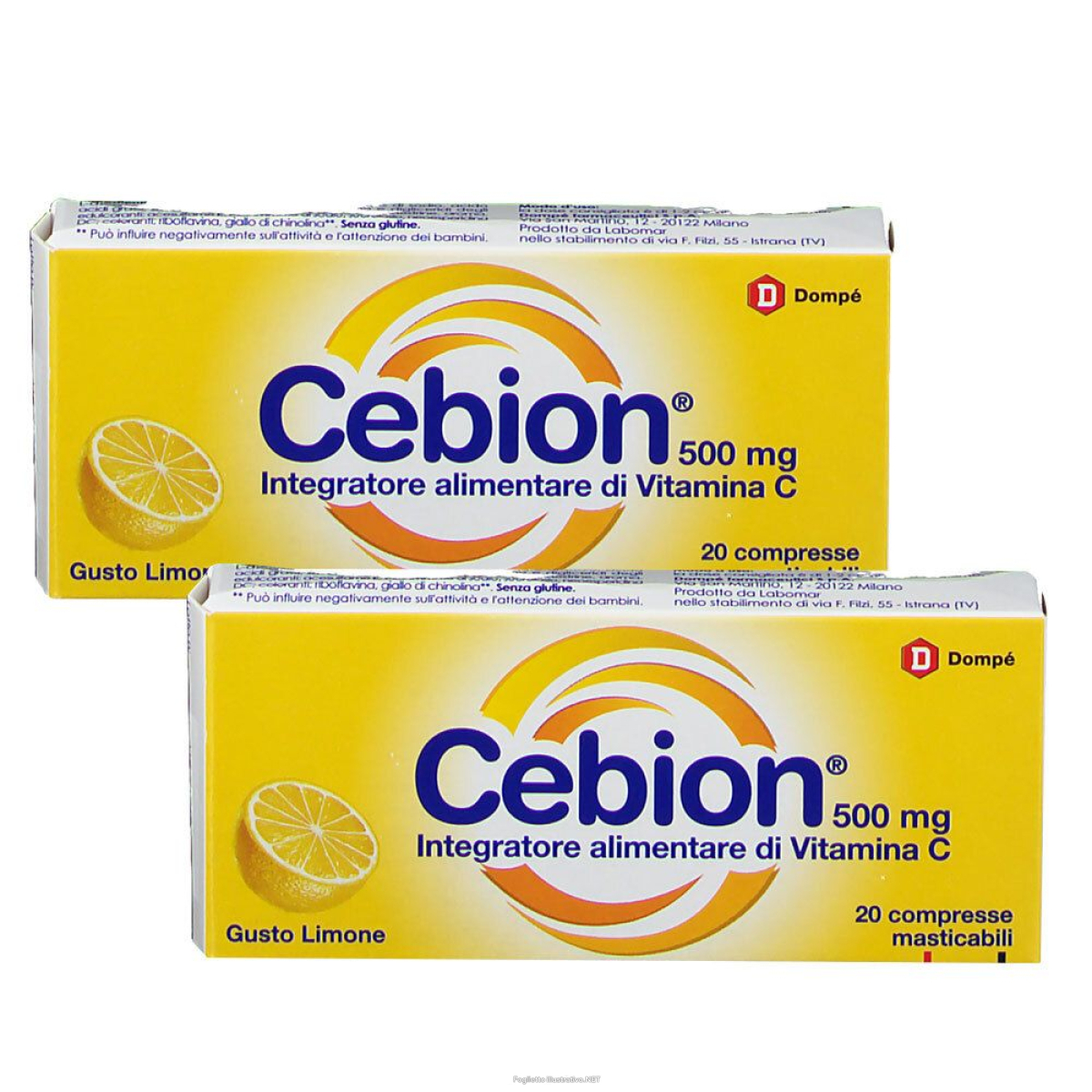 Cerca Prezzi di cebion® 500 mg gusto limone set da 2 2x20 pz compresse masticabili e acquista online