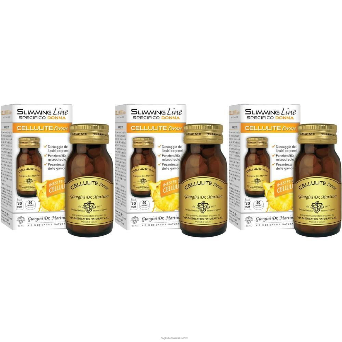 Cerca Prezzi di cellulite dren 60 pastiglie 3x30 g e acquista online