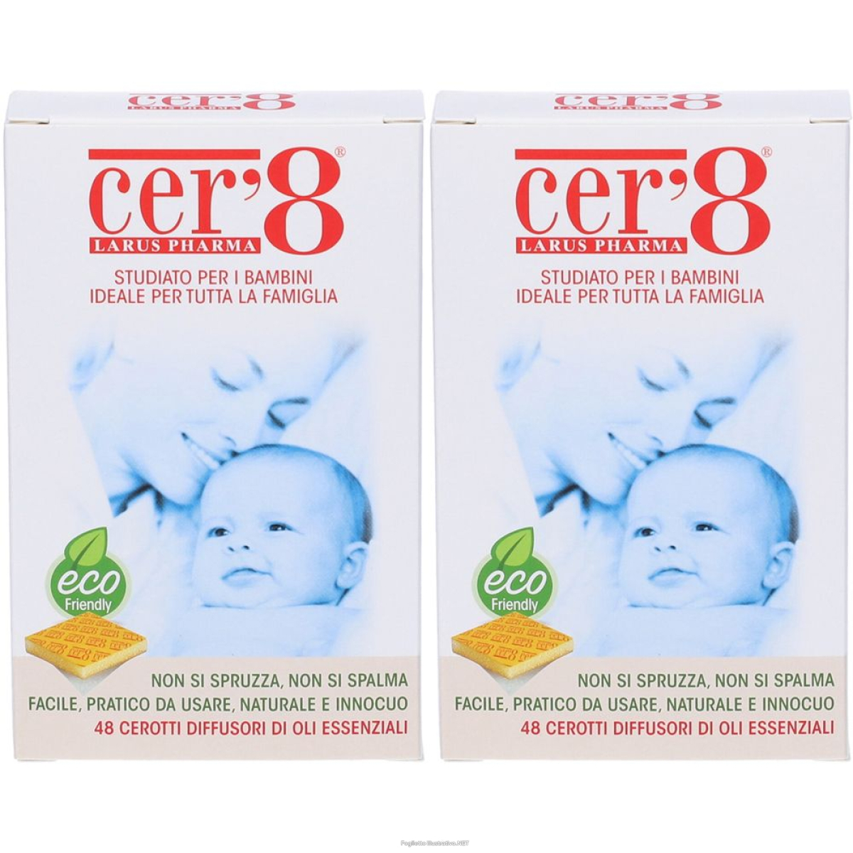 Cerca Prezzi di cer'8® cerotti diffusori di oli essenziali set da 2 2x48 pz compresse e acquista online