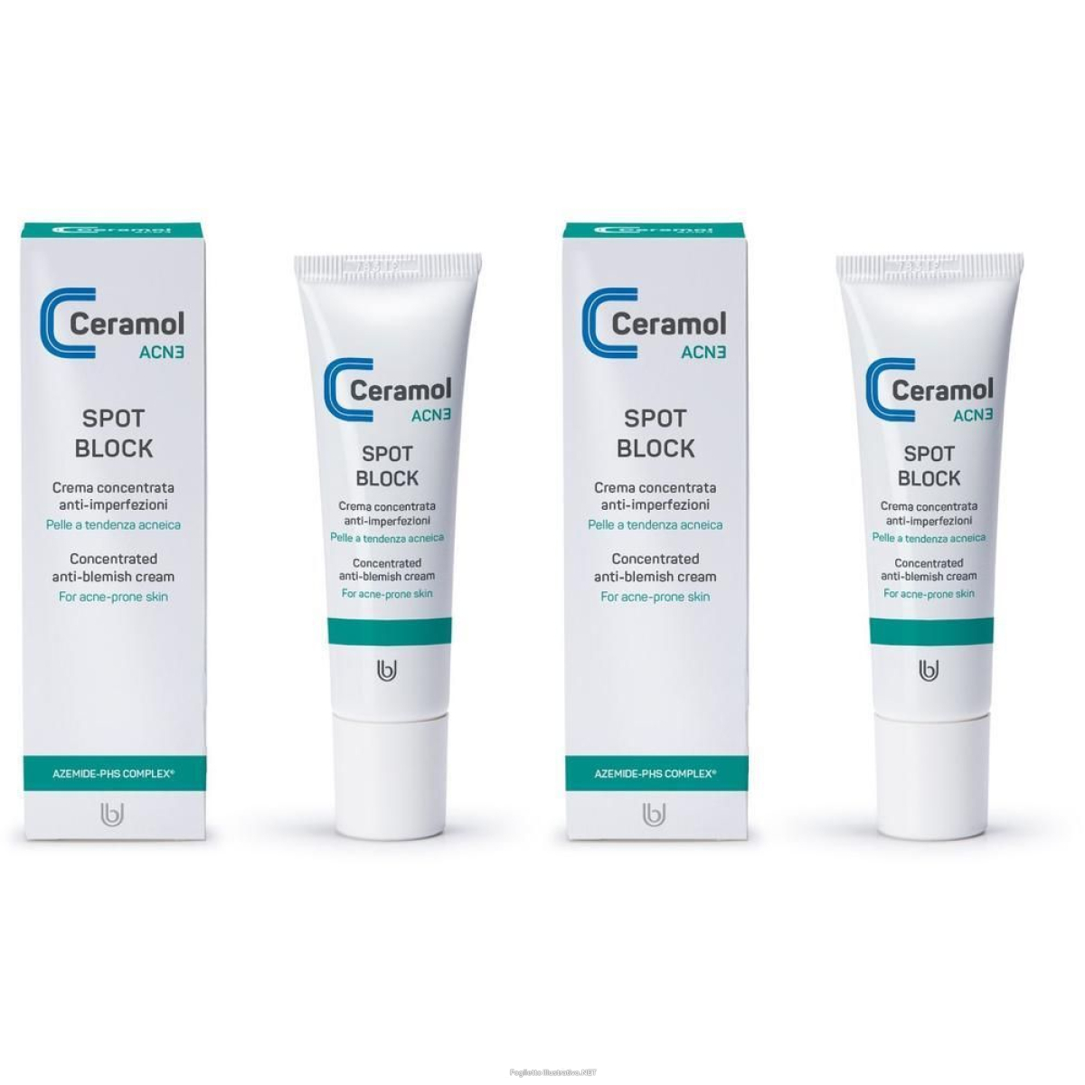 Cerca Prezzi di ceramol acne spot block crema anti-imperfezioni 2x20 ml e acquista online