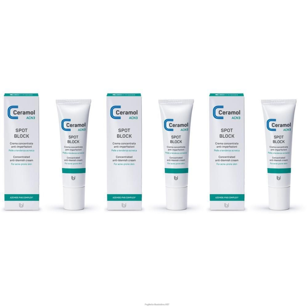 Cerca Prezzi di ceramol acne spot block crema anti-imperfezioni 3x20 ml e acquista online