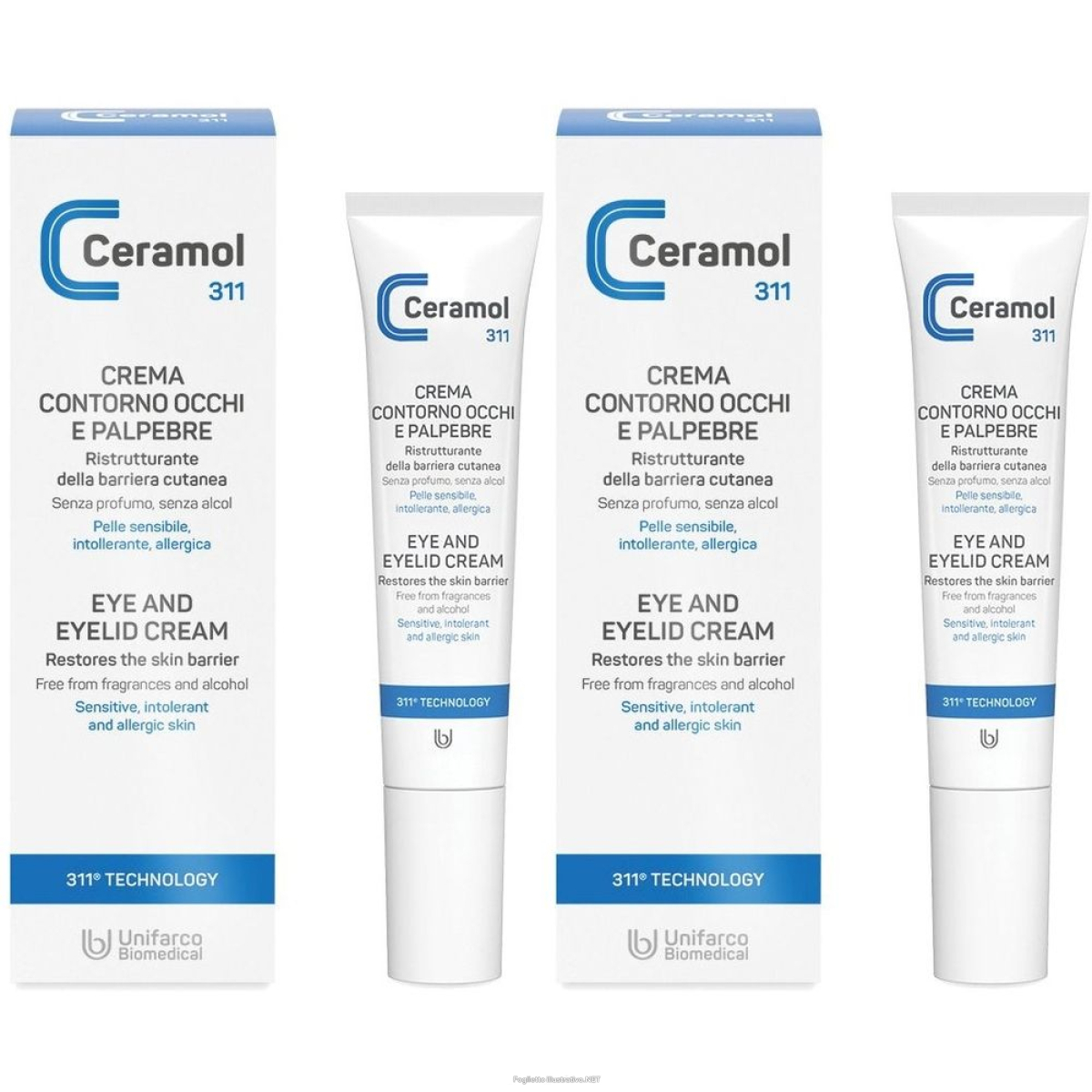Cerca Prezzi di ceramol crema contorno occhi e palpebre set da 2 2x15 ml e acquista online