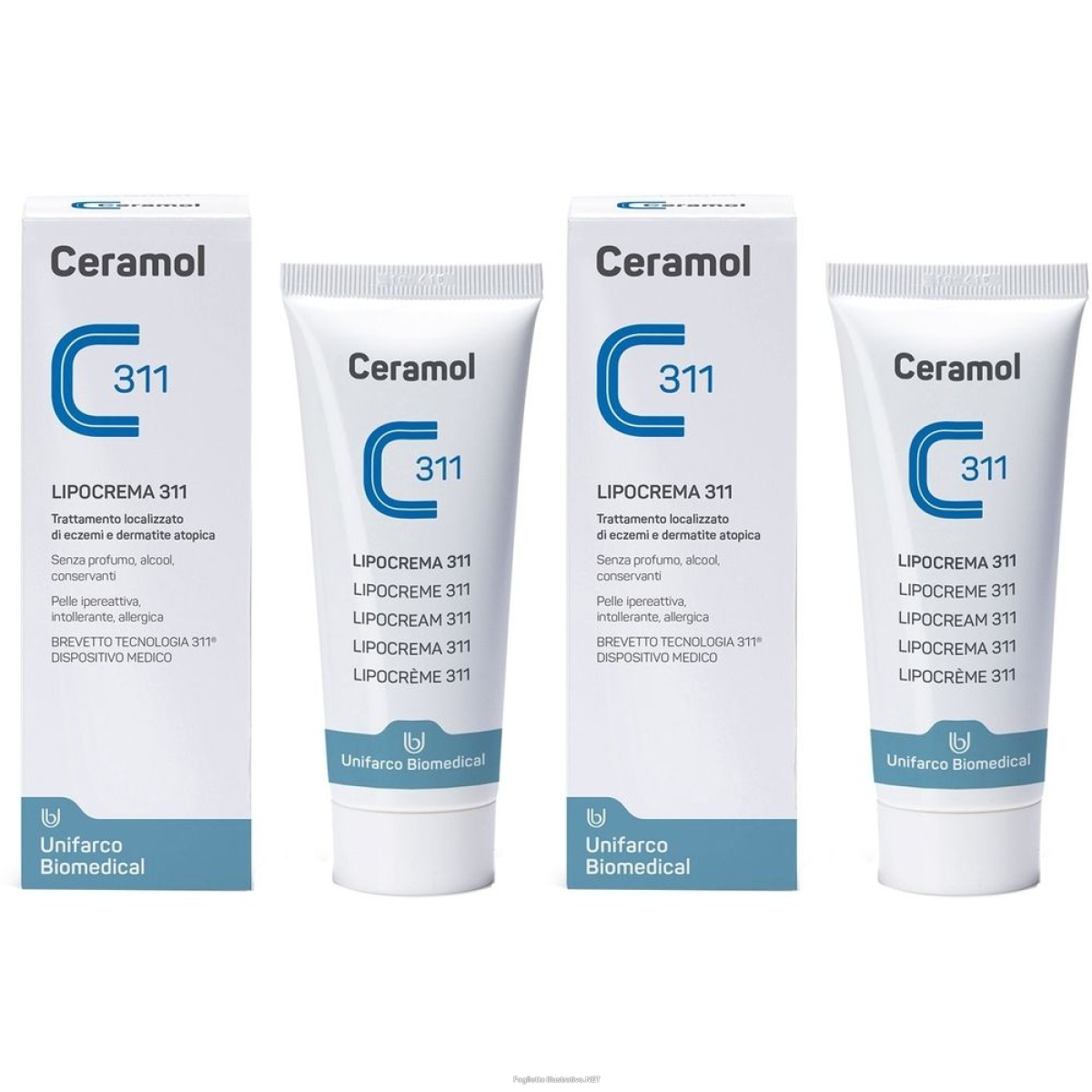 Cerca Prezzi di ceramol lipocrema 311 set da 2 2x100 ml crema e acquista online