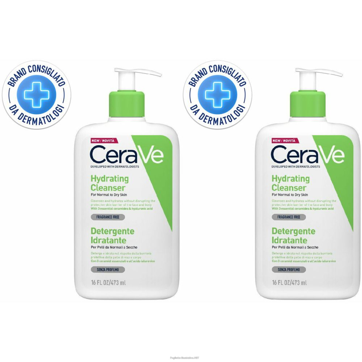 Cerca Prezzi di cerave detergente idratante viso pelle da normale a secca, con acido i e acquista online