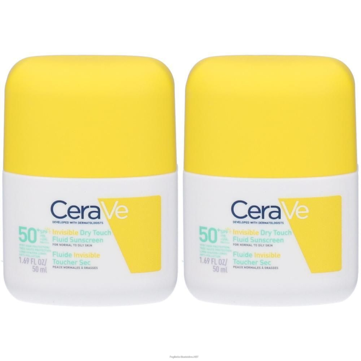 Cerca Prezzi di cerave fluido invisibile oil control 50+ 2x50 ml e acquista online