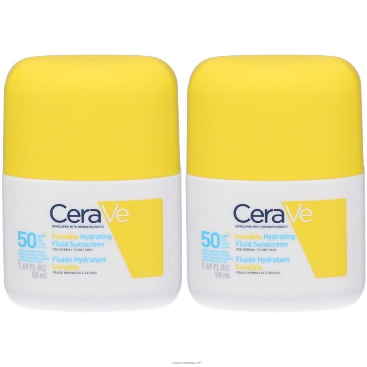 Cerca Prezzi di cerave fluido protezione solare idratante invisibile spf50 2x50 ml e acquista online