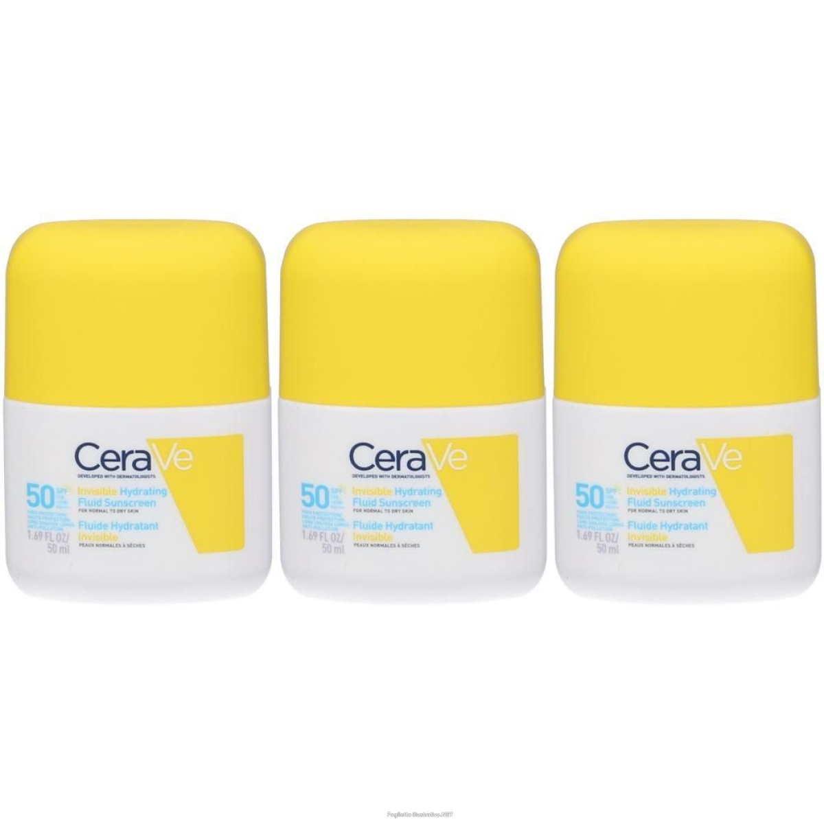 Cerca Prezzi di cerave fluido protezione solare idratante invisibile spf50 3x50 ml e acquista online