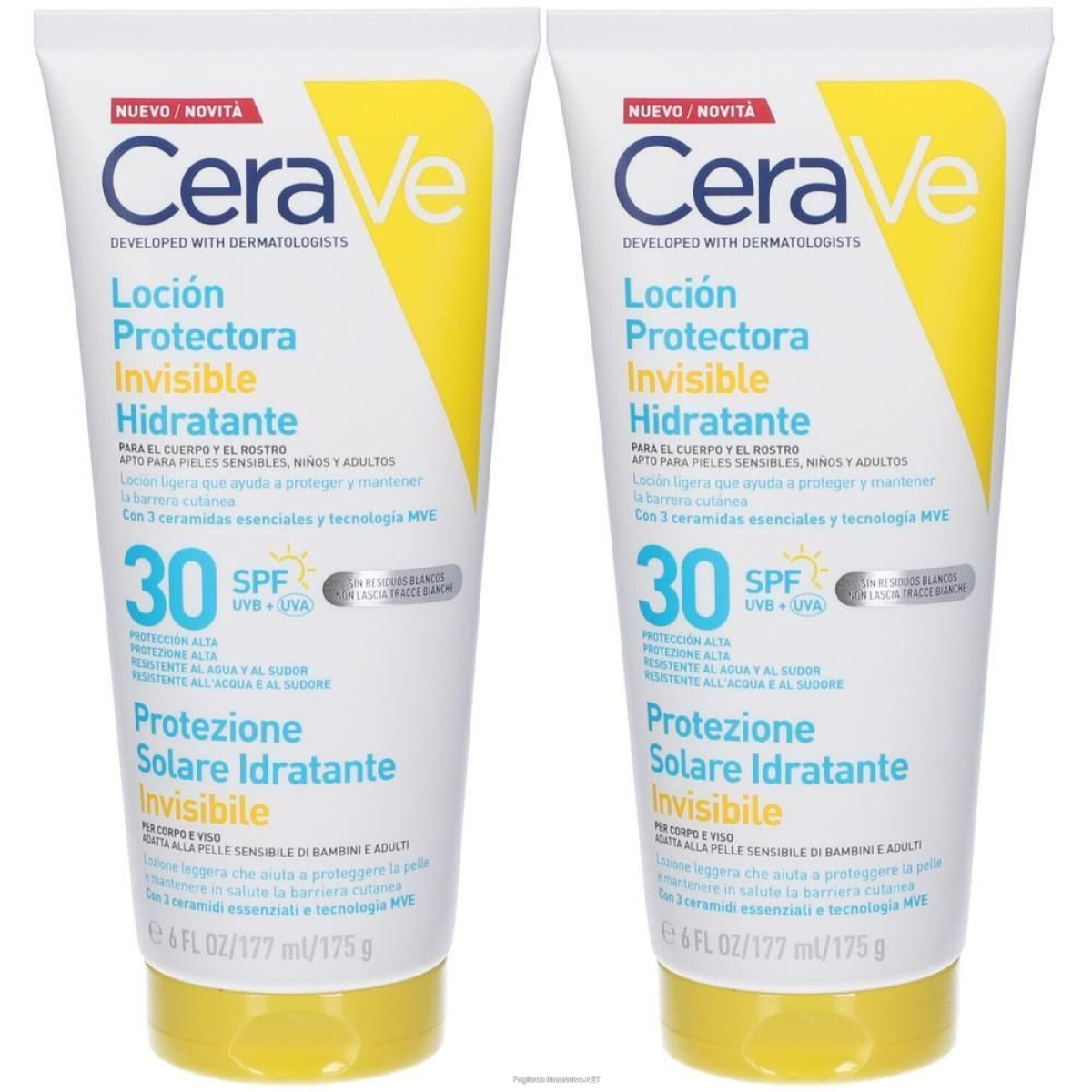 Cerca Prezzi di cerave protezione solare idratante invisibile spf30 177ml 177 ml e acquista online