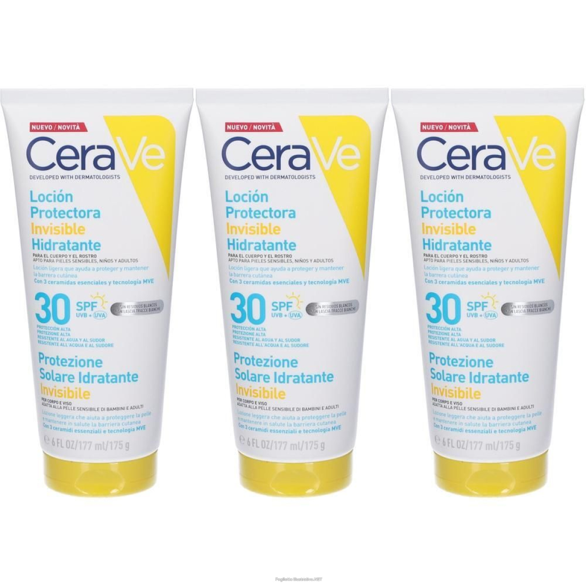 Cerca Prezzi di cerave protezione solare idratante invisibile spf30 177ml 177 ml e acquista online