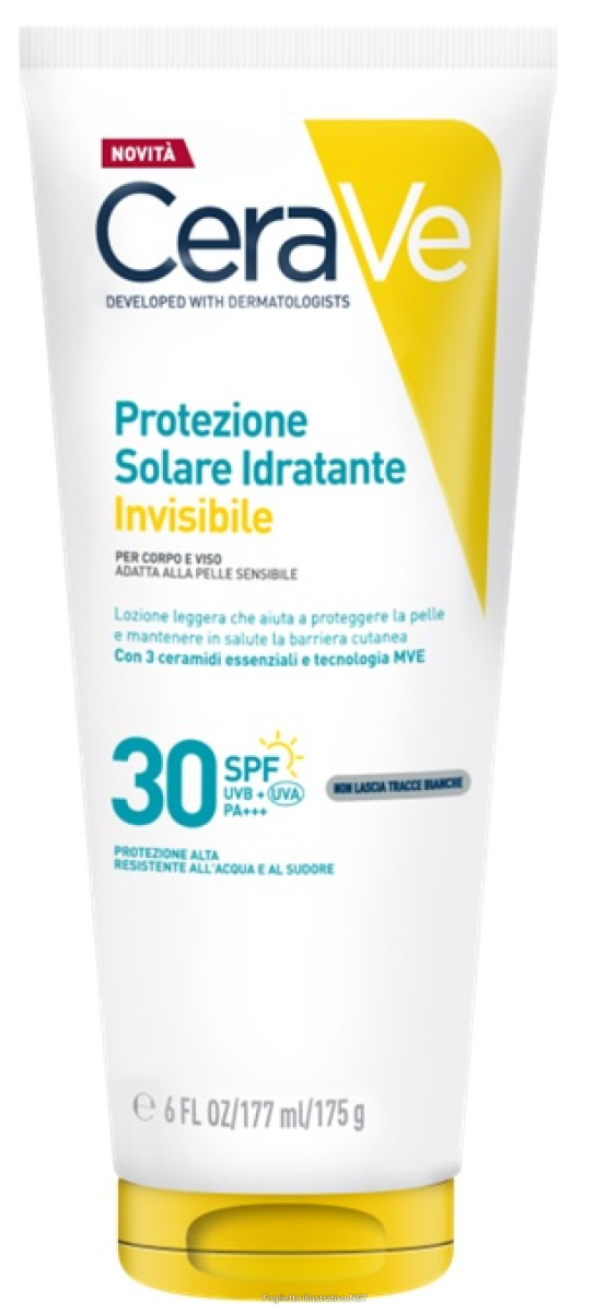 Cerca Prezzi di cerave protezione solare idratante viso e corpo crema invisibile spf30 177 ml e acquista online