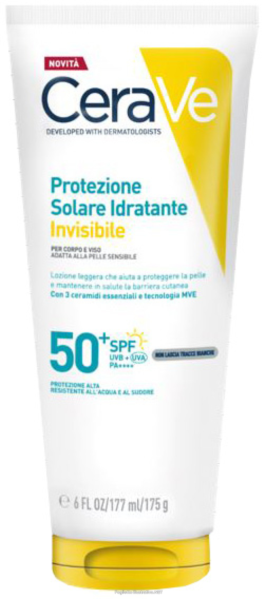 Cerca Prezzi di cerave protezione solare idratante viso e corpo crema invisibile spf50+ 177 ml e acquista online