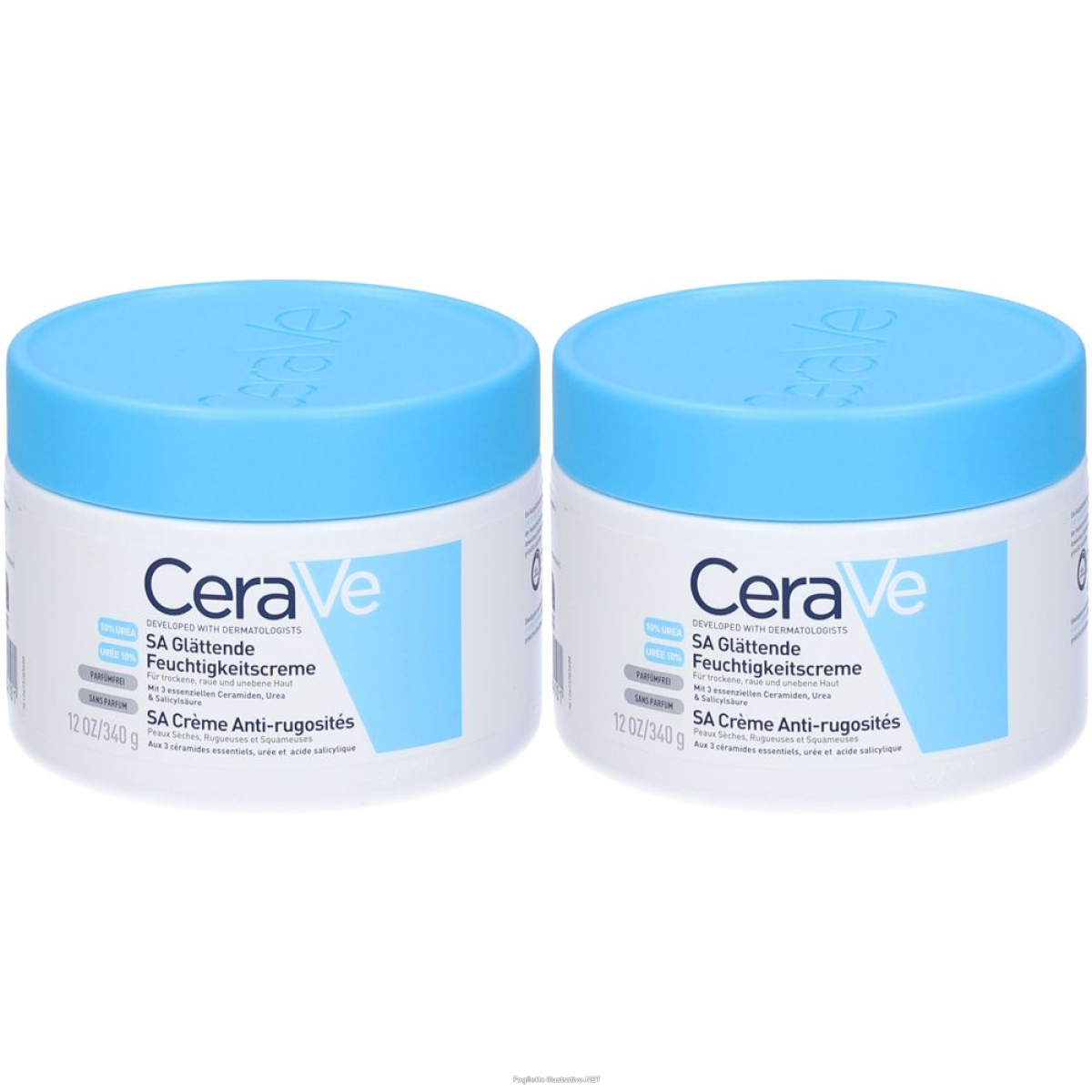 Cerca Prezzi di cerave sa crema levigante 10% urea set da 2 2x340 g basica e acquista online