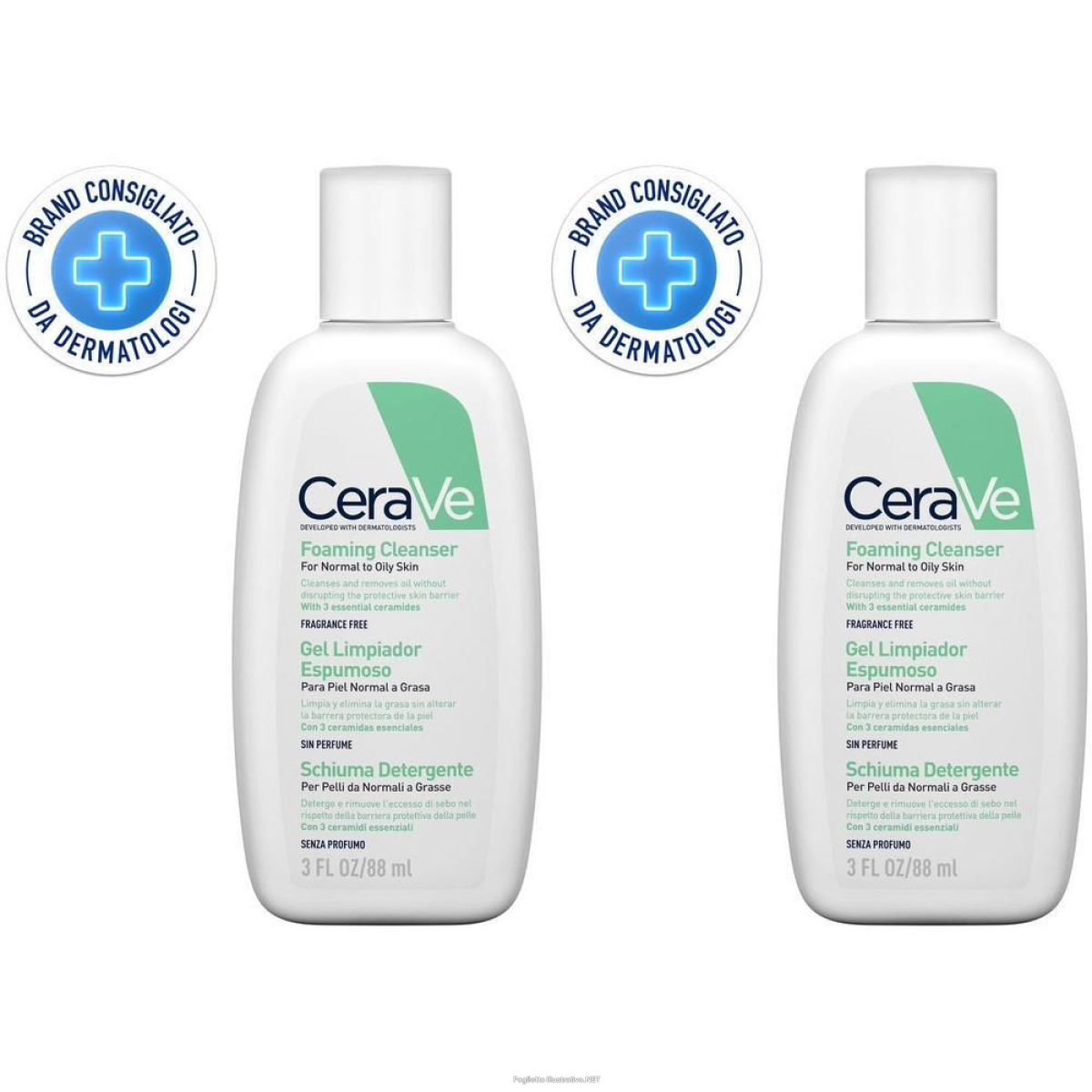 Cerca Prezzi di cerave schiuma detergente seboregolatrice viso e corpo, per pelli da n e acquista online