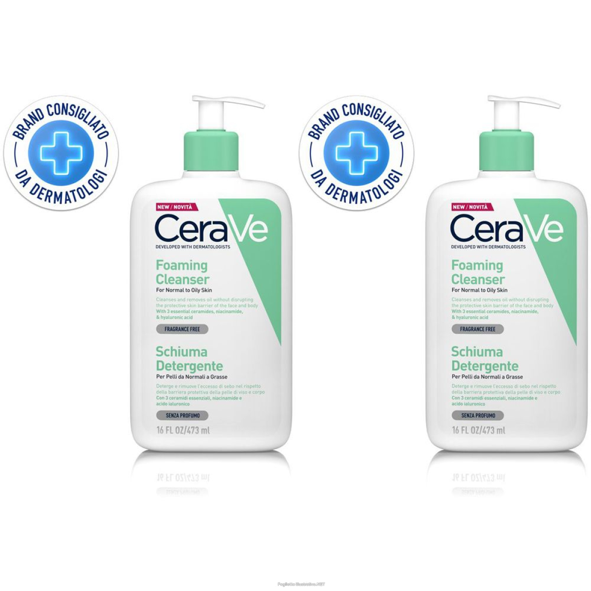 Cerca Prezzi di cerave schiuma detergente viso pelle grassa seboregolatrice 473 ml set e acquista online